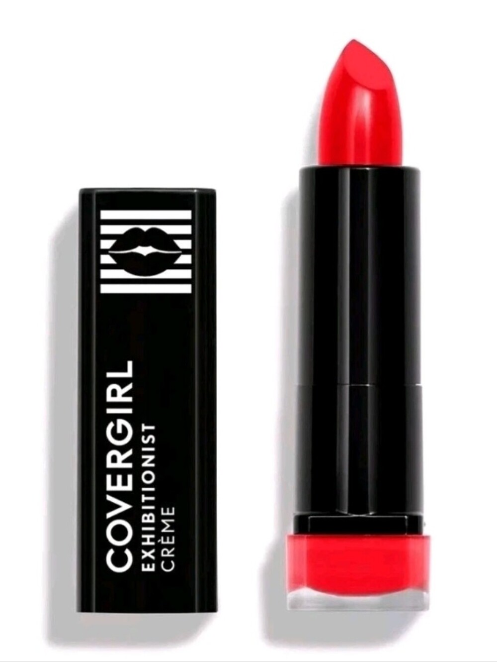 3 tubes Covergirl #500 LIT A FIRE Exhibitionist Cream Lipstick 0.12 oz. each